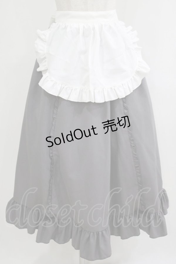 画像1: FLC / MINA*ティアードスカート L グレー H-25-09-27-056-LO-SK-NS-ZH (1)