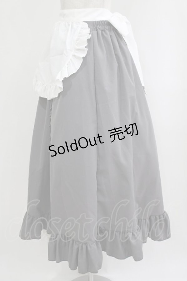 画像2: FLC / MINA*ティアードスカート L グレー H-25-09-27-056-LO-SK-NS-ZH (2)
