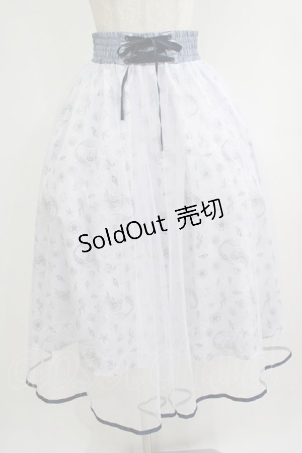 画像1: axes femme POETIQUE / Disney/リトル・マーメイド スカート M ラベンダー H-25-09-27-059-AX-SK-NS-ZH (1)