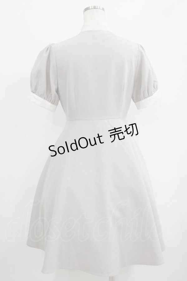 画像3: evelyn / ビッグリボンワンピース Free グレー H-25-09-27-060-LO-OP-NS-ZH (3)