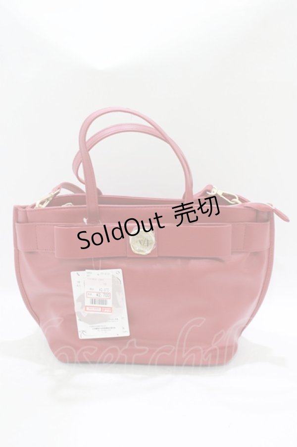 画像2: m petit by misako / TT*AMリボン2WAY  レッド H-25-09-27-006-LO-BG-NS-ZH (2)