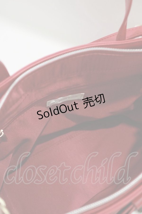 画像4: m petit by misako / TT*AMリボン2WAY  レッド H-25-09-27-006-LO-BG-NS-ZH (4)