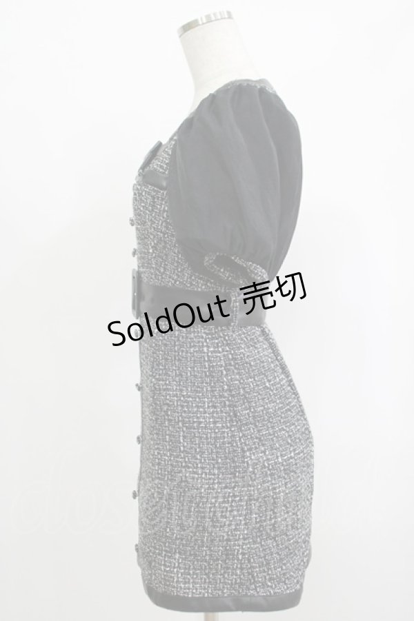 画像2: Bubbles / ポイントレザーリボンワンピース Free ブラック H-25-09-27-067-CA-OP-NS-ZH (2)