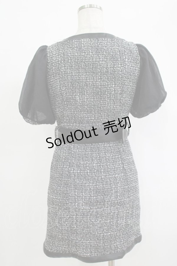 画像3: Bubbles / ポイントレザーリボンワンピース Free ブラック H-25-09-27-067-CA-OP-NS-ZH (3)