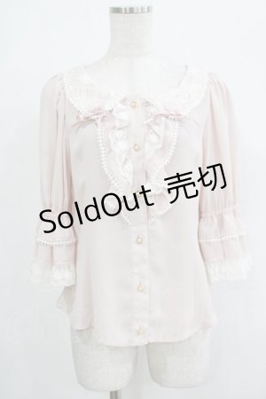 画像: ALICE and the PIRATES / アナスタシアの蝶々衿ブラウス Free 渋ピンク H-25-09-27-077-PA-BL-NS-ZH
