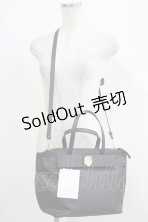 画像: m petit by misako / TT*AMリボン2WAY  ブラック H-25-09-27-009-LO-BG-NS-ZH