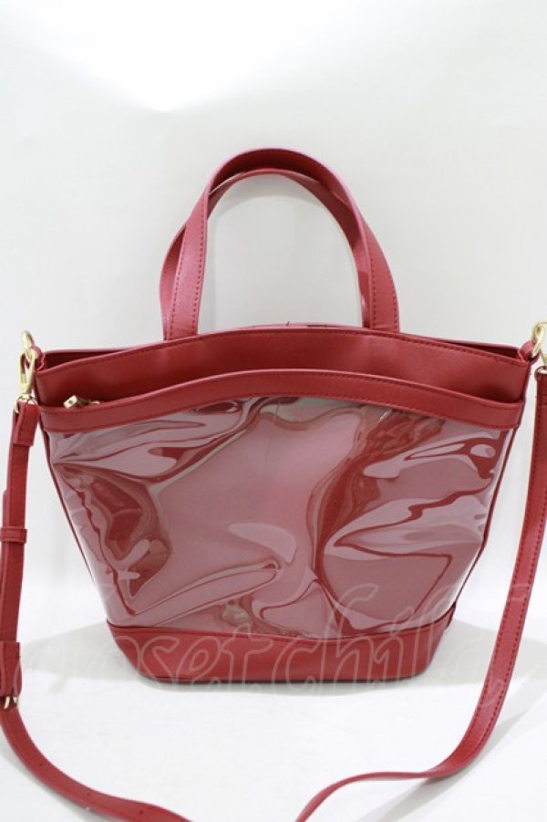 画像3: m petit by misako / AMハナパンチング2WAYバッグ  レッド H-25-09-27-013-LO-BG-NS-ZH (3)