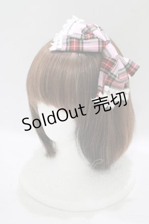 画像: BABY,THE STARS SHINE BRIGHT / タータンチェックカチューシャ  ピンク H-25-09-27-030-BA-AC-NS-ZH
