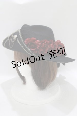 画像: ALICE and the PIRATES / Holy Knight〜聖なる夜の聖なる騎士〜ハット  ブラック H-25-09-27-031-PA-AC-YZ-ZH