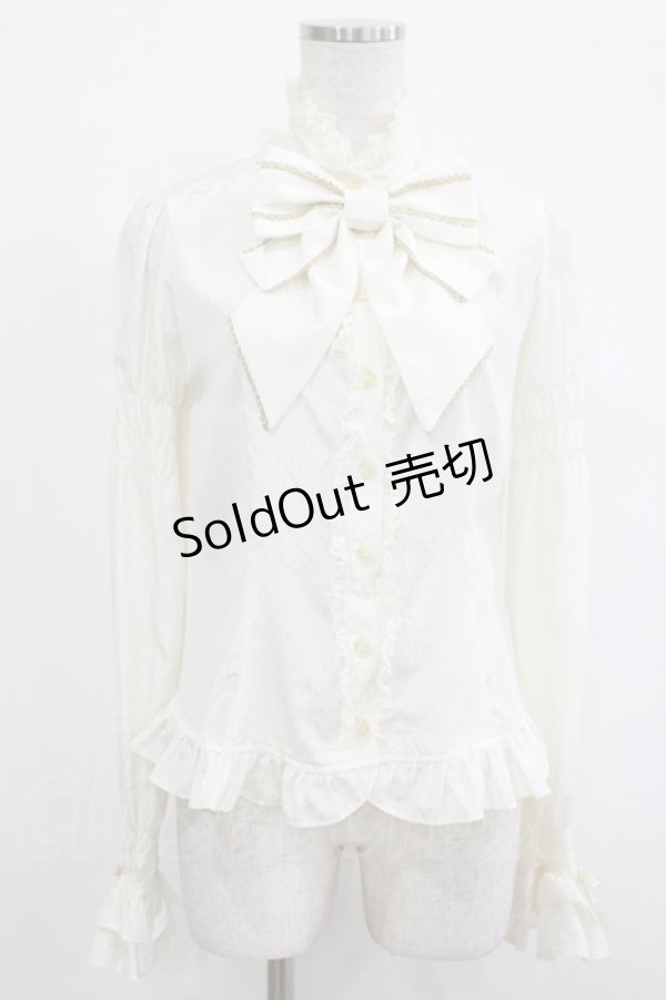 画像1: Angelic Pretty / Elegant Romanceブラウス Free アイボリー H-25-09-28-042-AP-BL-NS-ZH (1)