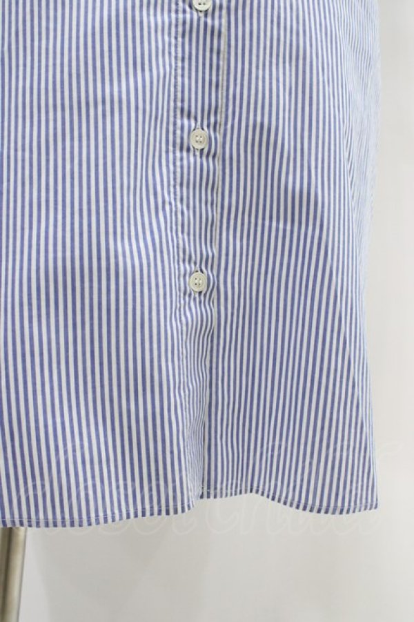 画像5: Jane Marple Dans Le Salon / Tilden vest and stripe trompe-l'oeil dress  ネイビー×ブルー H-25-09-28-1025-JM-OP-KB-ZH (5)