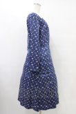画像3: Jane Marple / Tumbling Diceのグースカラードレス  紺 H-25-09-28-1026-JM-OP-KB-ZH (3)