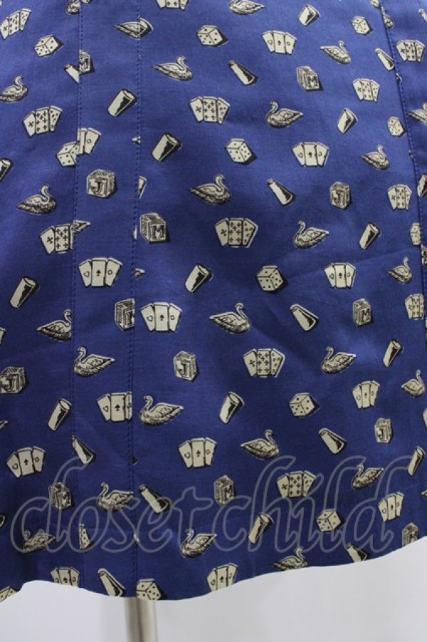 画像5: Jane Marple / Tumbling Diceのグースカラードレス  紺 H-25-09-28-1026-JM-OP-KB-ZH (5)