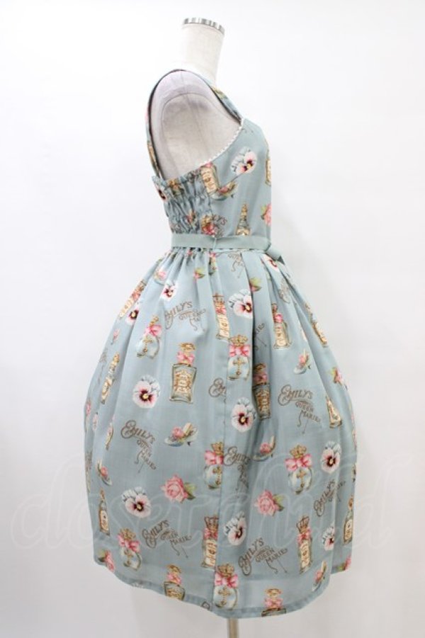 画像3: Emily Temple cute / Revivalノースリーブワンピース  Queen Marie柄ミント H-25-09-28-1030-ET-OP-KB-ZH (3)