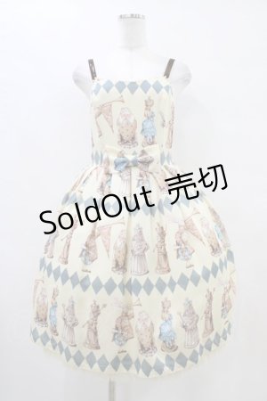 画像: Emily Temple cute / チェスノースリーブワンピース  アイボリー H-25-09-28-1032-ET-OP-KB-ZH