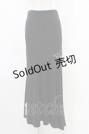 画像: alice auaa / カッティングロングスカート 4（約7号） 黒 H-25-09-28-1007-AA-SK-KB-ZH