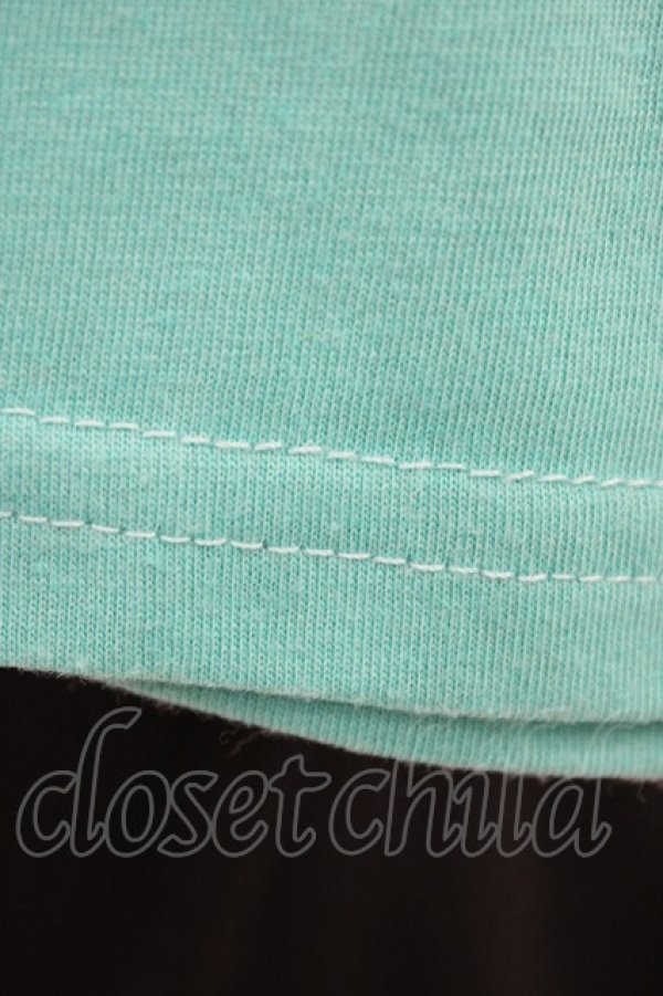 画像3: LISTEN FLAVOR / プリントラグランカットソー  ブラック×グリーン H-25-09-28-1051-PU-TO-KB-ZT491 (3)