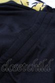 画像3: LISTEN FLAVOR / プリントサイドギャザーカットソー  黒 H-25-09-28-1054-PU-TO-KB-ZT138 (3)