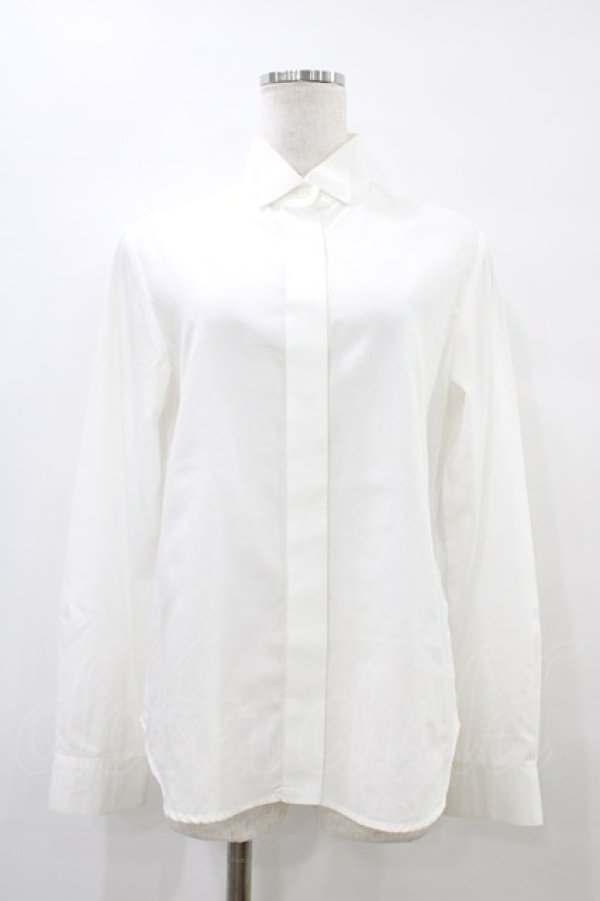 画像1: Moi-meme-Moitie / タイ付シャツ 9 白 H-25-09-28-1058-MO-BL-KB-ZH (1)