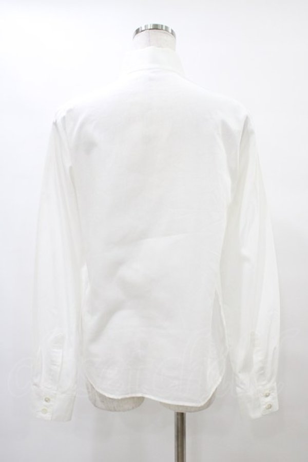 画像2: Moi-meme-Moitie / タイ付シャツ 9 白 H-25-09-28-1058-MO-BL-KB-ZH (2)