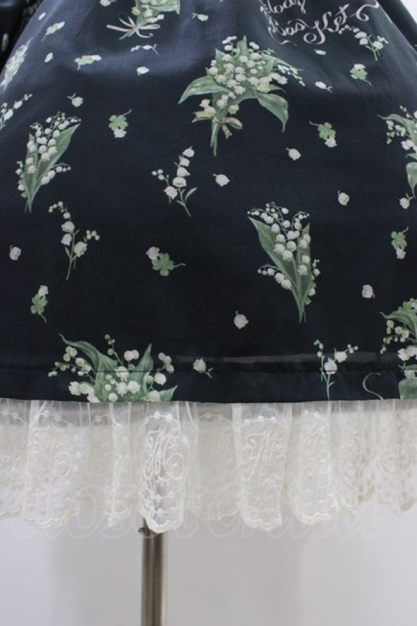 画像5: Melody BasKet / 谷間の姫百合ヨークワンピース  ブラック H-25-09-28-1011-LO-OP-KB-ZH (5)