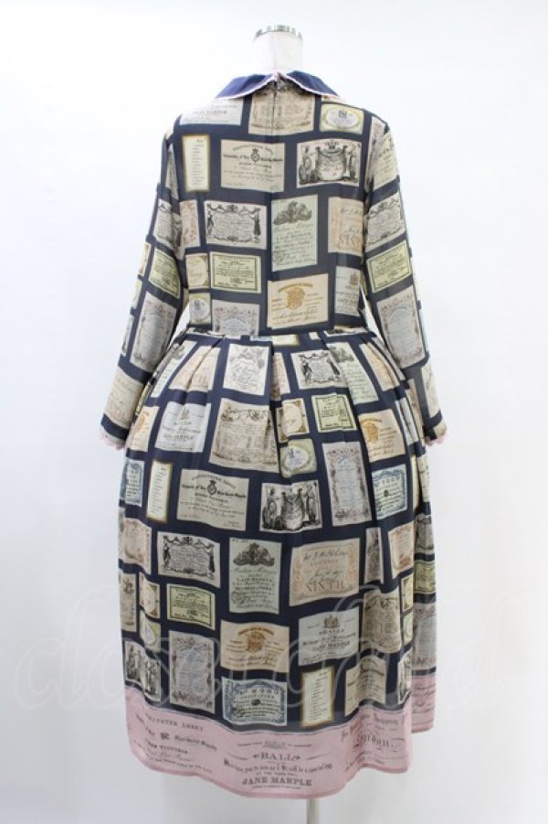 画像2: Jane Marple / Precious invitationsコレットドレス Free ネイビー H-25-09-28-1012-JM-OP-KB-ZH (2)