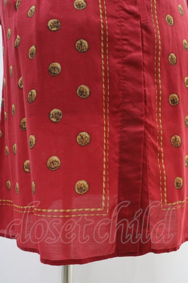 画像5: Jane Marple Dans Le Salon / Granny’s buttonsクロスカラードレス  ローズ×ライトベージュ H-25-09-28-1022-JM-OP-KB-ZH (5)