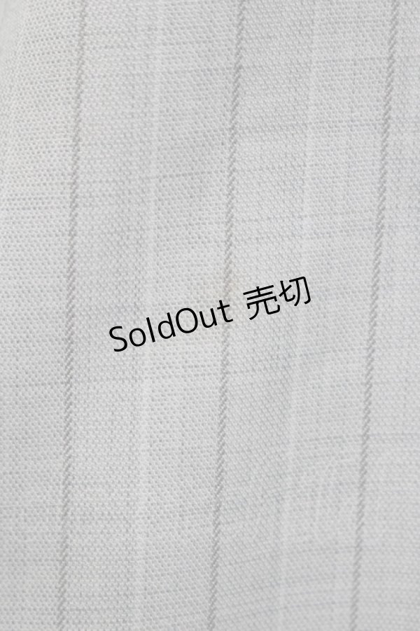 画像5: axes femme / タイ付重ね着風ストライプワンピース Free サックス H-25-09-28-004-AX-OP-NS-ZH (5)