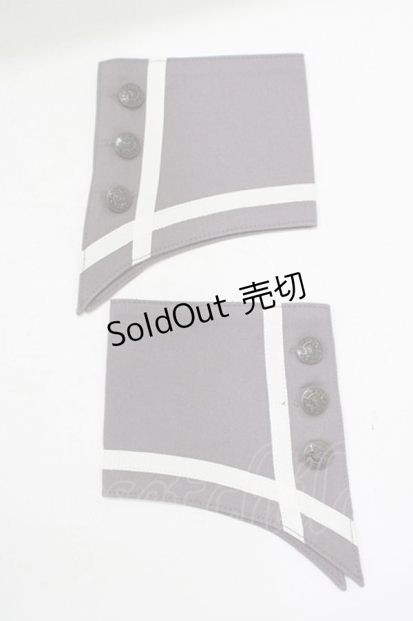 画像1: フェリシモ / 世界の童話を楽しむコスチュームセットの会/長靴をはいた猫のカフス  グレー H-25-09-28-060-LO-ZA-NS-ZH (1)