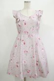 画像1: Ank Rouge / ローズドットフリルワンピース M ピンク H-25-09-28-020-CA-OP-NS-ZH (1)