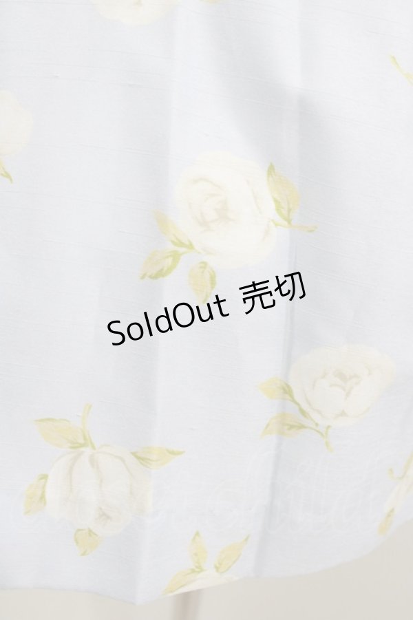 画像4: JESUS DIAMANTE / ロマンスドールワンピース 38 グランヴィルローズ柄サックス H-25-09-28-023-JE-OP-NS-ZH (4)