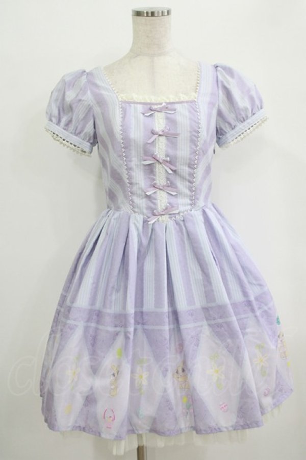 画像1: Secret Honey / イースターワンピース（ミスバニーver.） Free ラベンダー H-25-09-29-026-CA-OP-NS-ZH (1)