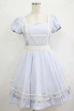 画像: Secret Honey / ティータイムワンピース（Alice in Wonderland ver.） Free サックス H-25-09-29-028-CA-OP-NS-ZH