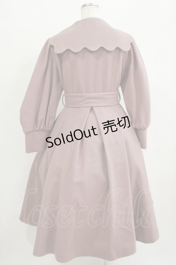 S15683 未使用品 マリアピピ　ティアードドレスコート　ピンク S15683 未使用品 マリアピピ ティアードドレスコート ピンク