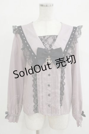 画像: MA*RS / リボン付きハートレースセーラー Free ピンク H-25-09-29-045-EL-BL-NS-ZH