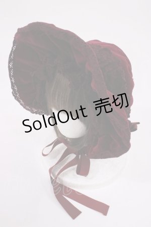 画像: BABY,THE STARS SHINE BRIGHT / 別珍Candyボンネット  ボルドー H-25-09-29-1037-BA-AC-NS-ZH