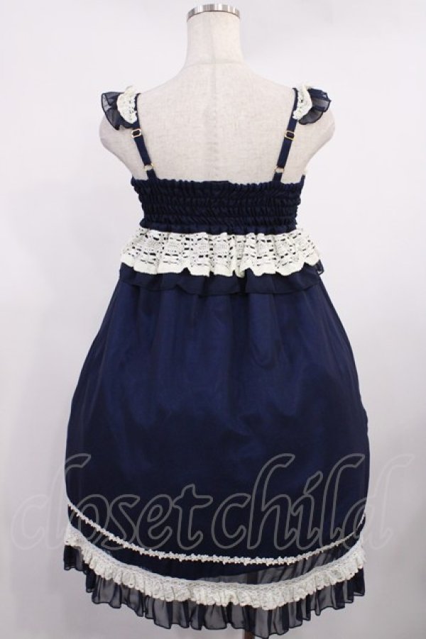 画像3: ALICE and the PIRATES / 胸リボン天使ワンピース Free ネイビー H-25-09-29-1006-PA-OP-NS-ZH (3)