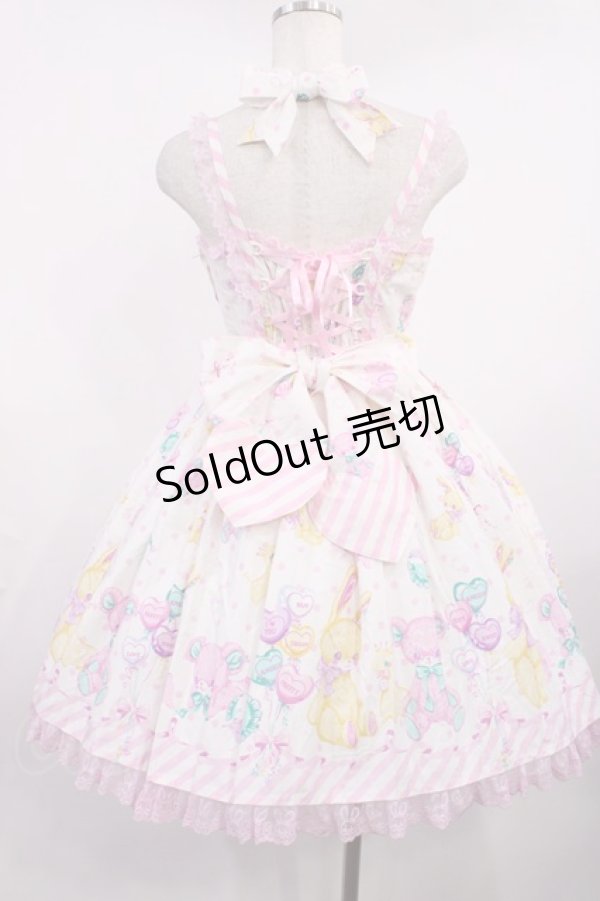 Angelic Pretty Baby Toysジャンパースカート　シロ ANGELICPRETTY OnlineShop/ロリータファッション通販サイト