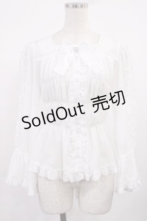画像: metamorphose / Lacyキャンディスリーブブラウス サイズ1 オフ H-25-09-29-1025-ME-BL-NS-ZH