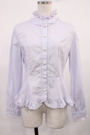 画像: Angelic Pretty / パールネックレス風ブラウス Free ラベンダー H-25-09-29-1026-AP-BL-NS-ZH