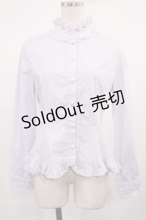 画像: Angelic Pretty / パールネックレス風ブラウス Free ラベンダー H-25-09-29-1026-AP-BL-NS-ZH