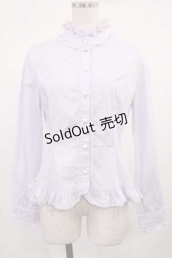 画像1: Angelic Pretty / パールネックレス風ブラウス Free ラベンダー H-25-09-29-1026-AP-BL-NS-ZH (1)