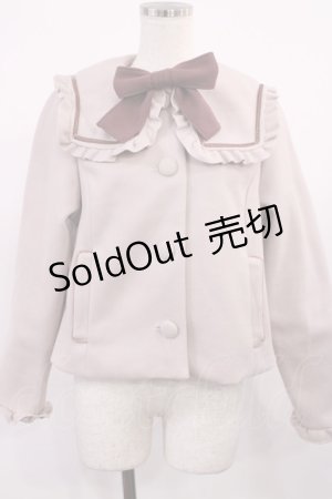 画像: m petit by misako / AM*セーラーショートコート M ピンク H-25-09-29-1030-LO-CO-NS-ZH