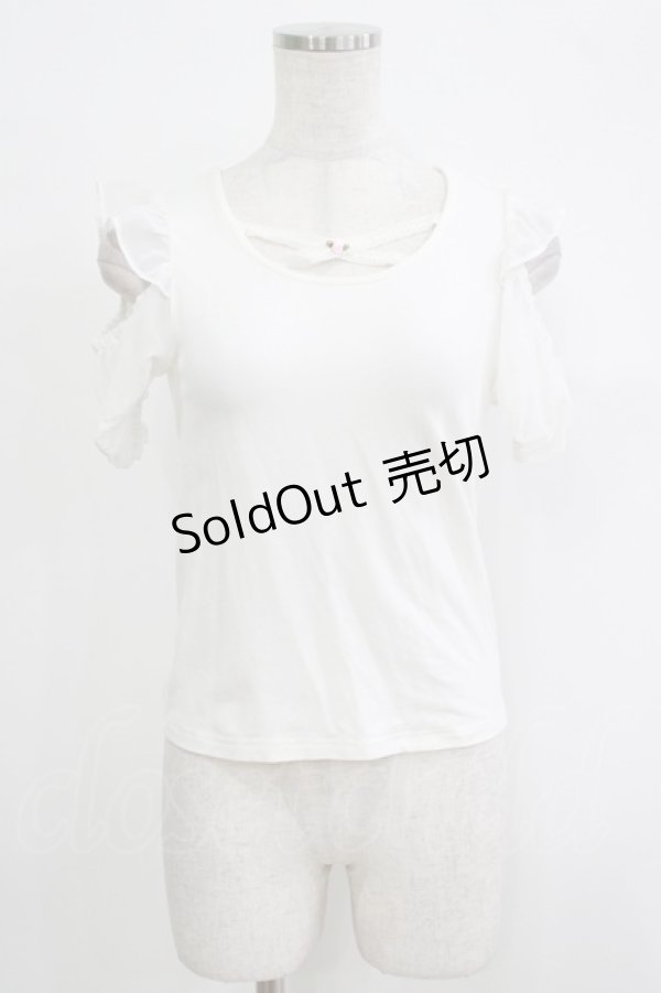 画像1: Secret Honey / バックリボントップス Free オフ H-25-09-29-054-CA-TO-NS-ZH (1)