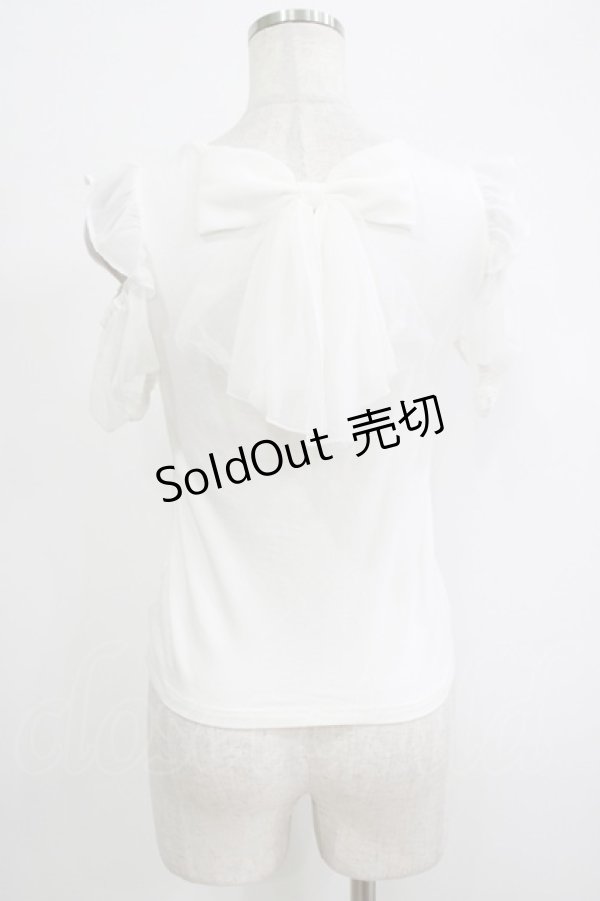 画像3: Secret Honey / バックリボントップス Free オフ H-25-09-29-054-CA-TO-NS-ZH (3)