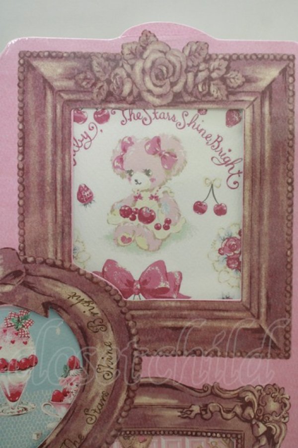 画像2: BABY,THE STARS SHINE BRIGHT / BABYフレーム付ポストカードセット  ピンク H-25-09-29-061-BA-ZA-NS-ZH (2)