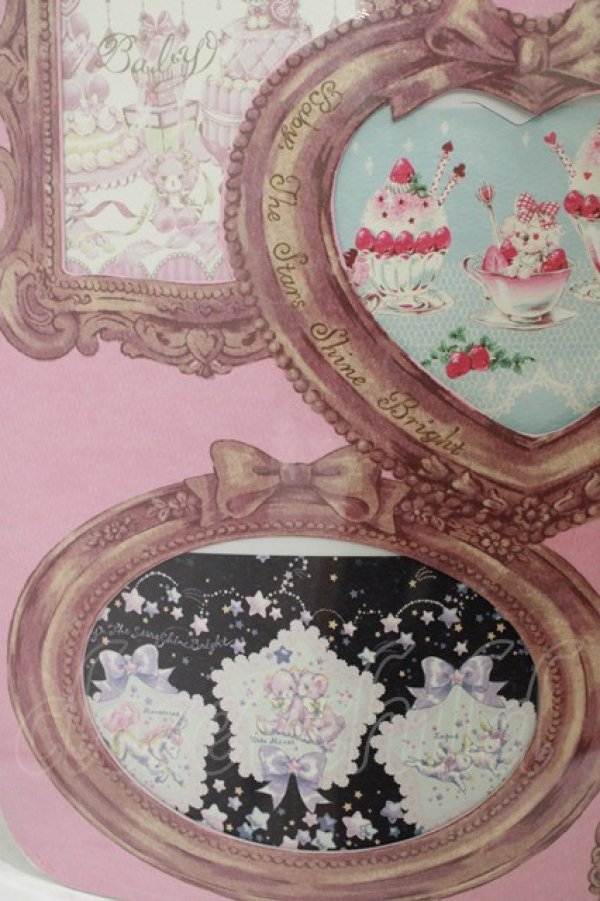 画像3: BABY,THE STARS SHINE BRIGHT / BABYフレーム付ポストカードセット  ピンク H-25-09-29-061-BA-ZA-NS-ZH (3)