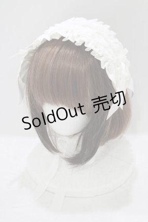 画像: ALICE and the PIRATES / フランチェスカフリルヘッドドレス  オフ H-25-09-29-074-PA-AC-NS-ZH