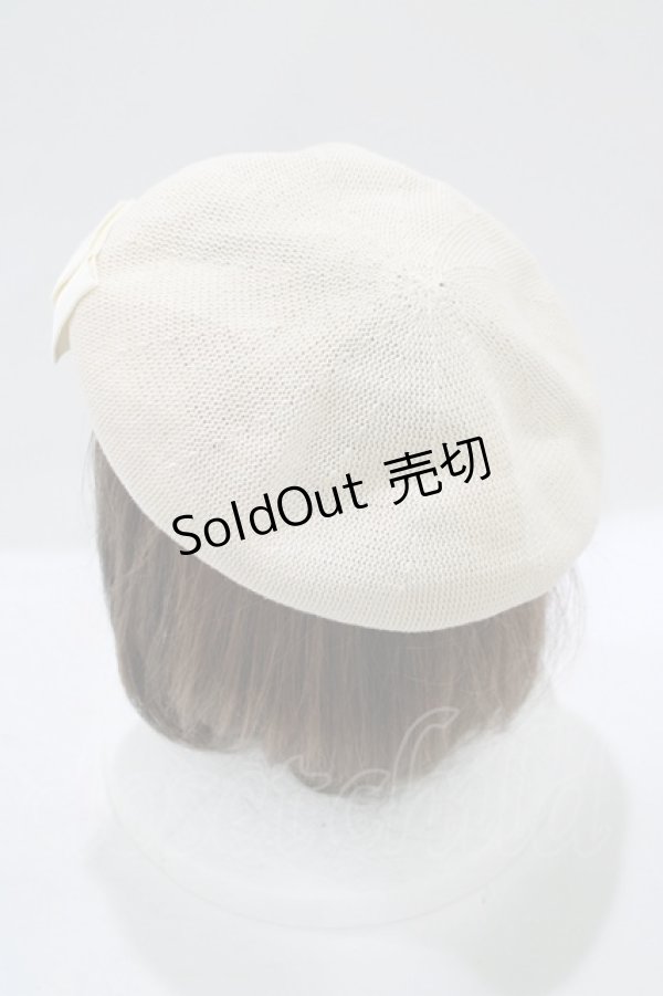 画像2: m petit by misako / AMリボンサーモベレー  アイボリー H-25-09-29-078-LO-AC-NS-ZH (2)