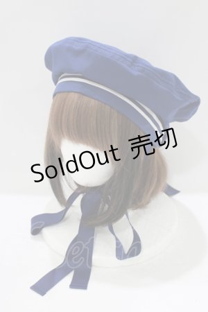 画像: metamorphose / セーラーベレー帽(ワッペン付)  ネイビー H-25-09-29-079-ME-AC-NS-ZH